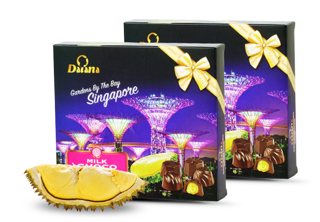 Durian Praline with Milk Chocolate Singapore 108g